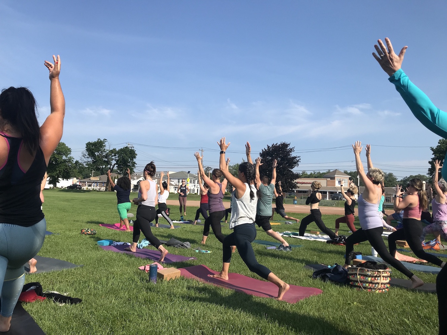 SWEAT Power Yoga outdoor yoga